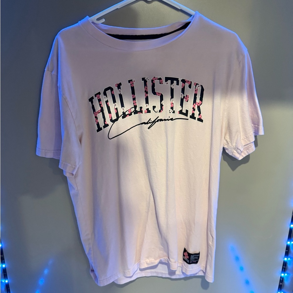 Hollister Pink Relaxed Fit T-Shirt